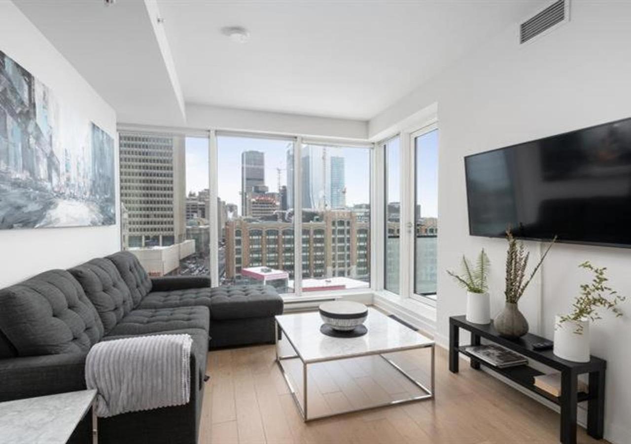 Spectacular Skyline Views - Downtown Montreal - Luxury Condo & Penthouse ห้อง รูปภาพ